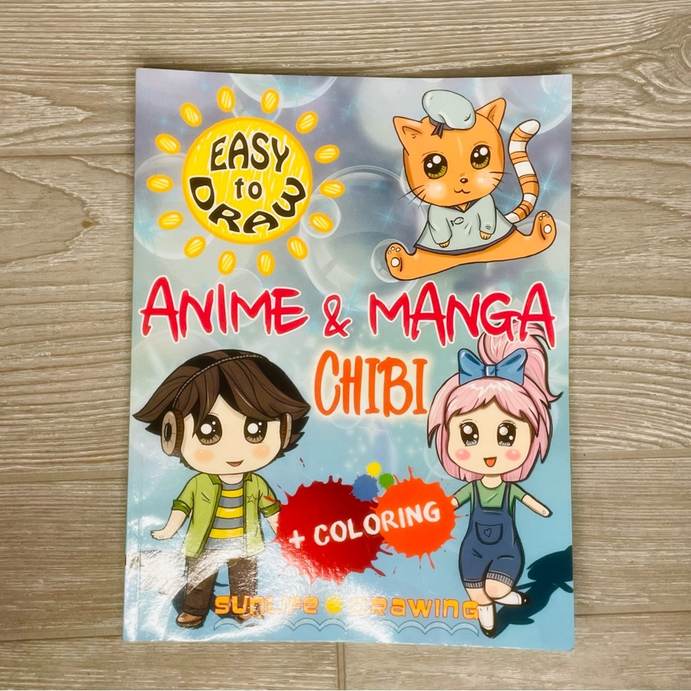 easy to draw Anime & Manga CHIBI: Draw & Color 20 Cute Kawaii Animals & Pets